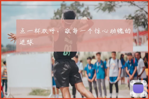 点一杯欢呼,敬每一个惊心动魄的进球